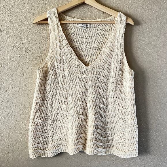 Madewell crocheted sweater tank - Picture 2 of 8